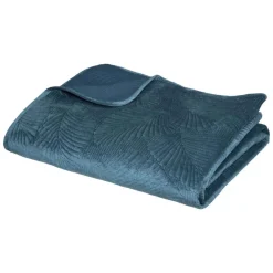 Atmosphera Dessus Lit Velours Feuille Canard 240X260Cm