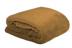 maxibazar Doudou Plaid 130X160Cm Camel