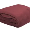 maxibazar Doudou Plaid 130X160Cm Marsala