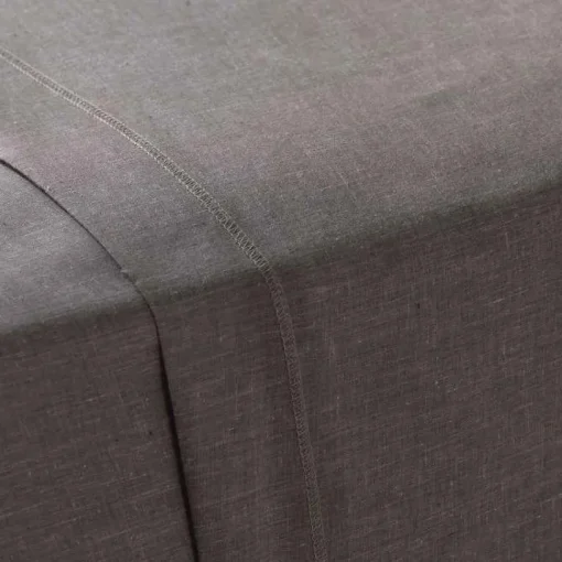 maxibazar Drap Plat 2 Personnes 240X300Cm Actually Noisette