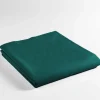maxibazar Drap Plat 180X290 Cm Uni 57 Fils Lina Emeraude