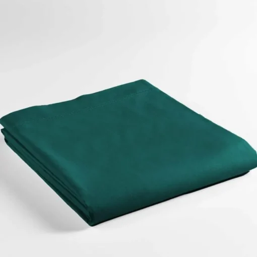 maxibazar Drap Plat 180X290 Cm Uni 57 Fils Lina Emeraude
