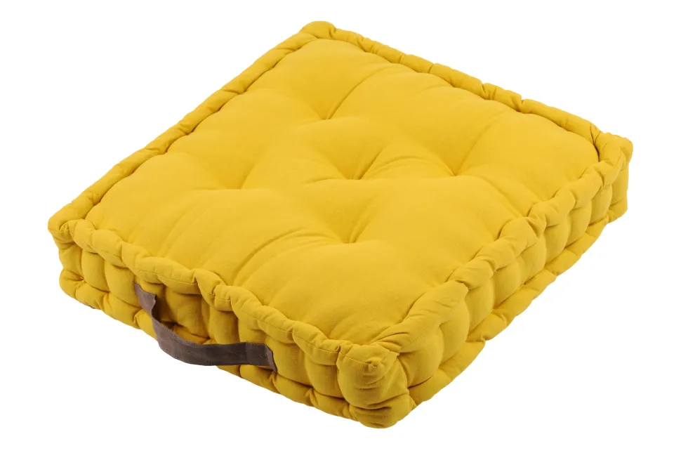 maxibazar Duo Coussin 45X45X10 Moutard Taupe