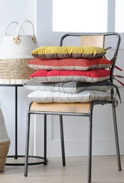 maxibazar Duo Galette 16Pts 40X40 Rouge Lin