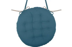 maxibazar Duo Galette Ronde 38Cm Petrole Lin