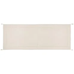 maxibazar Edredon Velours Coton Night Ivoire 70X180Cm