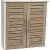 Element Haut Structure Mdf 2 Portes Et Etagere Intérieure