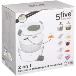 Essoreuse Clips Et Mandoline 3L