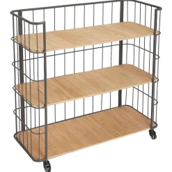 Etagere 3 Etages Jordi Naturel Gris