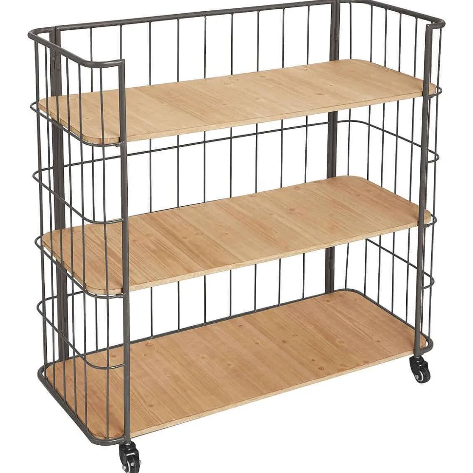 Etagere 3 Etages Jordi Naturel Gris