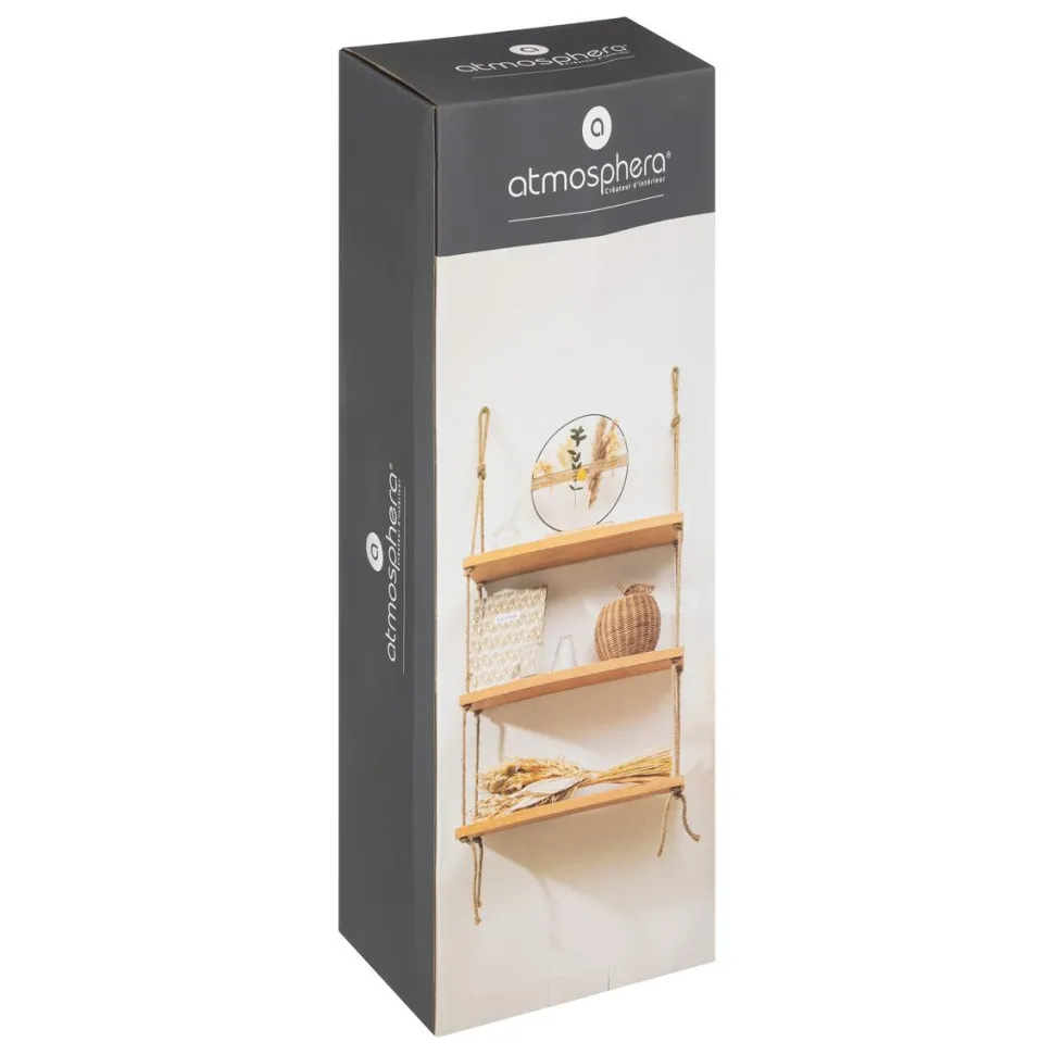 maxibazar Etagere Bois Lour D.60X105Cm