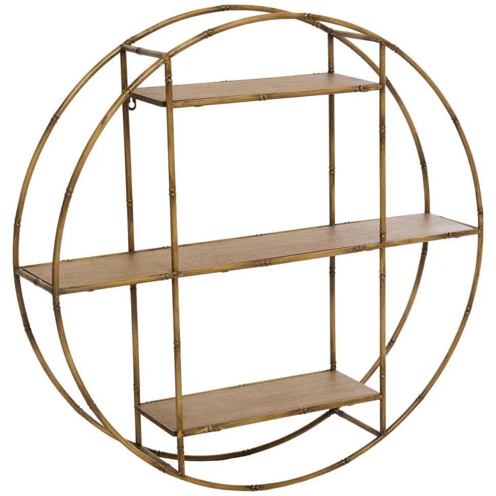 Atmosphera Etagere Murale Rond Metal Asco