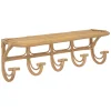 Atmosphera Etagere Patin Rotin 5 Crochets Aoni