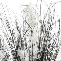 Atmosphera Fagot Orchidee Blanc Noir H.100Cm