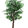 maxibazar Ficus 3 Troncs 756 Feuilles Pot H.150Cm