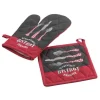 maxibazar Gant Et Manique 18X28Cm 20X20Cm Coton Imp Au Bistrot Rouge
