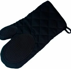 maxibazar Gant 30X18 Cm Polycoton Silicone Cuistot Noir