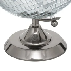 maxibazar Globe Disco Soul H.33Cm Argent