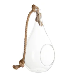 Atmosphera Goutte Verre Avec Corde H.25Cm