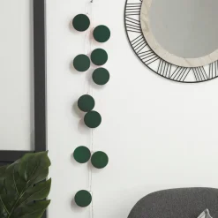 Atmosphera Guirlande Led Secteur 20 Boules Vert D.6Cm