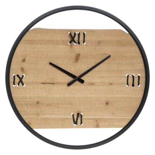Atmosphera Horloge Metal Bois Wild D.58Cm