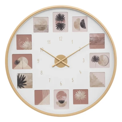 Atmosphera Horloge Metal Pele Mele D.76.5Cm