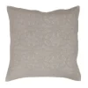 maxibazar Housse De Coussin 60 X 60 Cm Florette Taupe