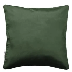 maxibazar Housse De Coussin Encart 40X40Cm Shantung Uni Shana Kaki