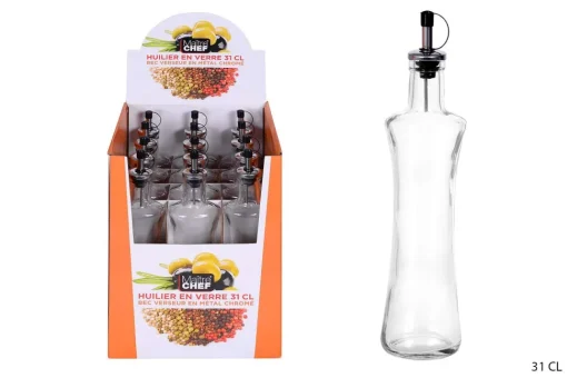 Huilier Verre Transparent 310Ml