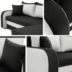 Kris Ar Conv Microfibre Gris Noir