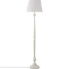 Atmosphera Lampadaire Bois Blanc Leo H.153Cm X2Colis