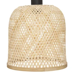 maxibazar Lampadaire Droit Alicante Noir H.159Cm