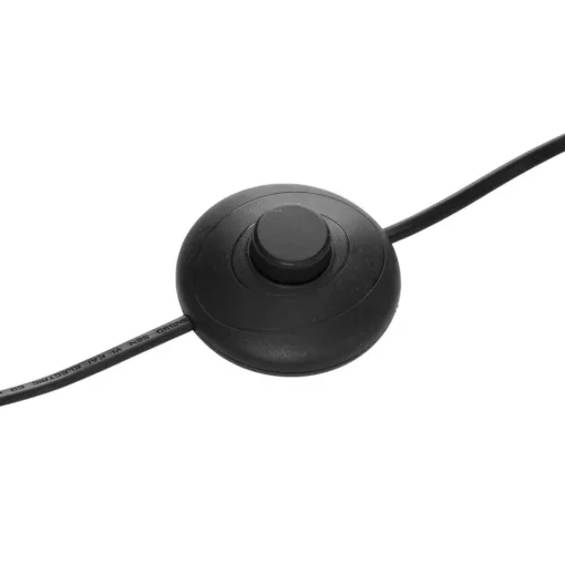 Atmosphera Lampadaire Droit Metal Jule Noir Et Dore H.150Cm