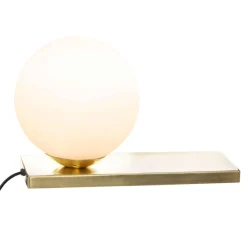 Atmosphera Lampe A Poser Boule Dris D.15Cm