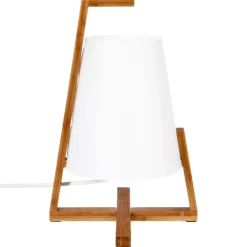 Atmosphera Lampe Bambou Abat Jour Plastique H.31Cm