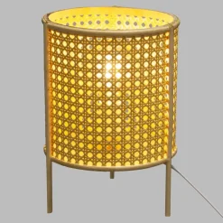 Atmosphera Lampe Cannage Poesie H.28Cm