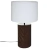 maxibazar Lampe Droite Origines Blanc H.48Cm