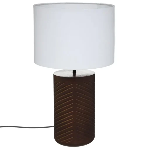 maxibazar Lampe Droite Origines Blanc H.48Cm