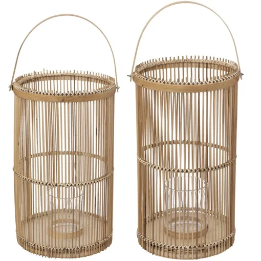 maxibazar Lanterne Bambou D.25X40Cm
