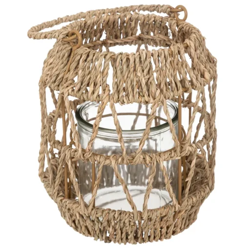 maxibazar Lanterne Naturel Muli H.18Cm