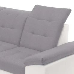 Lidia Ag Conv Tissu Gris Pu Blanc