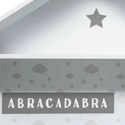 Maison 7 Cases Grise D.73.5X30X114Cm