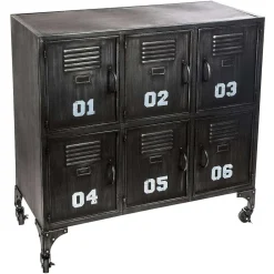 Meuble Metal 6 Portes Sevin