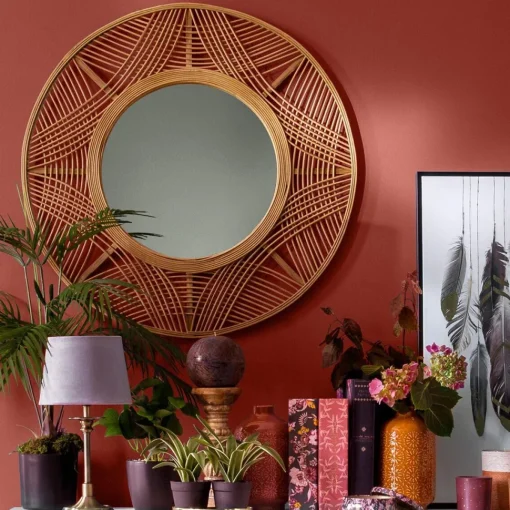 Atmosphera Miroir Bambou Ina D.70Cm