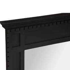 maxibazar Miroir Chemine Noir 75X115Cm