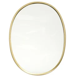 maxibazar Miroir Deco Contour Deco Dore Ovale