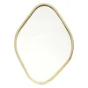 maxibazar Miroir Deco Contour Deco Dore Losange