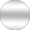 maxibazar Miroir Metal Alice Noir D.110Cm