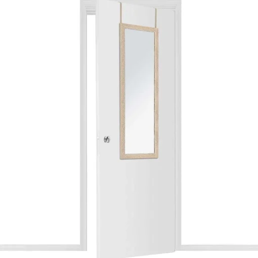 Miroir Porte Effet Bois 35X109Cm
