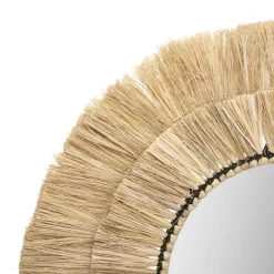 Atmosphera Miroir Raphia Alba X3 Pieces